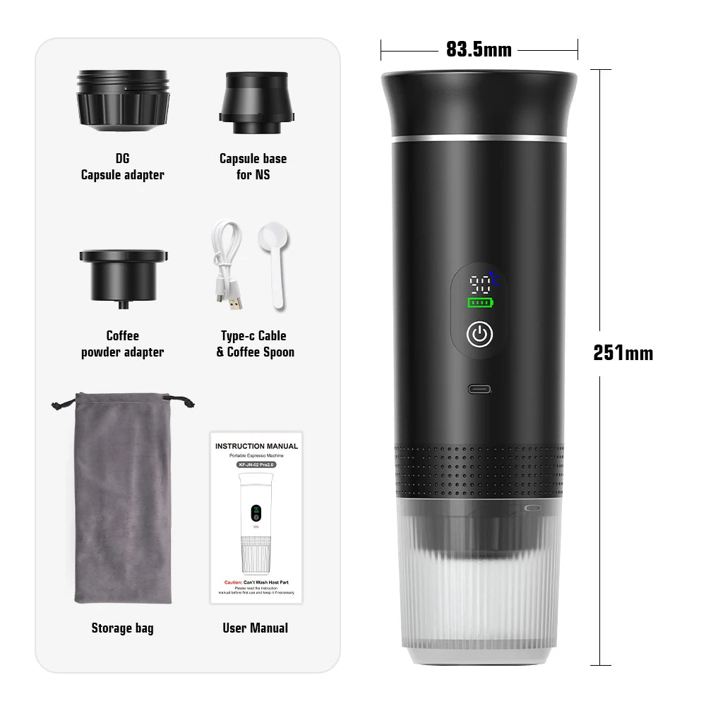 Wireless Portable Espresso Machine