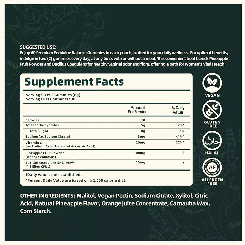 Womens Vital Balance Gummies