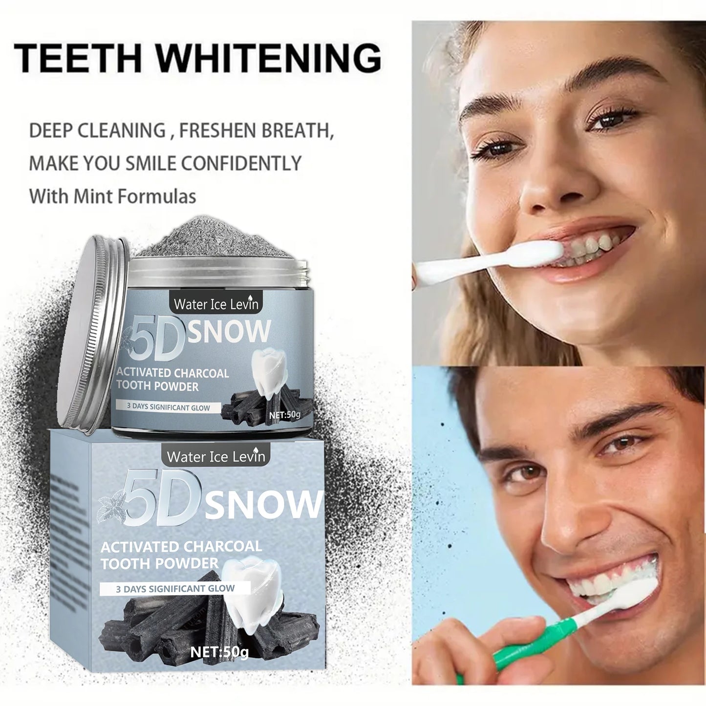 Bamboo Charcoal Whitening Powder