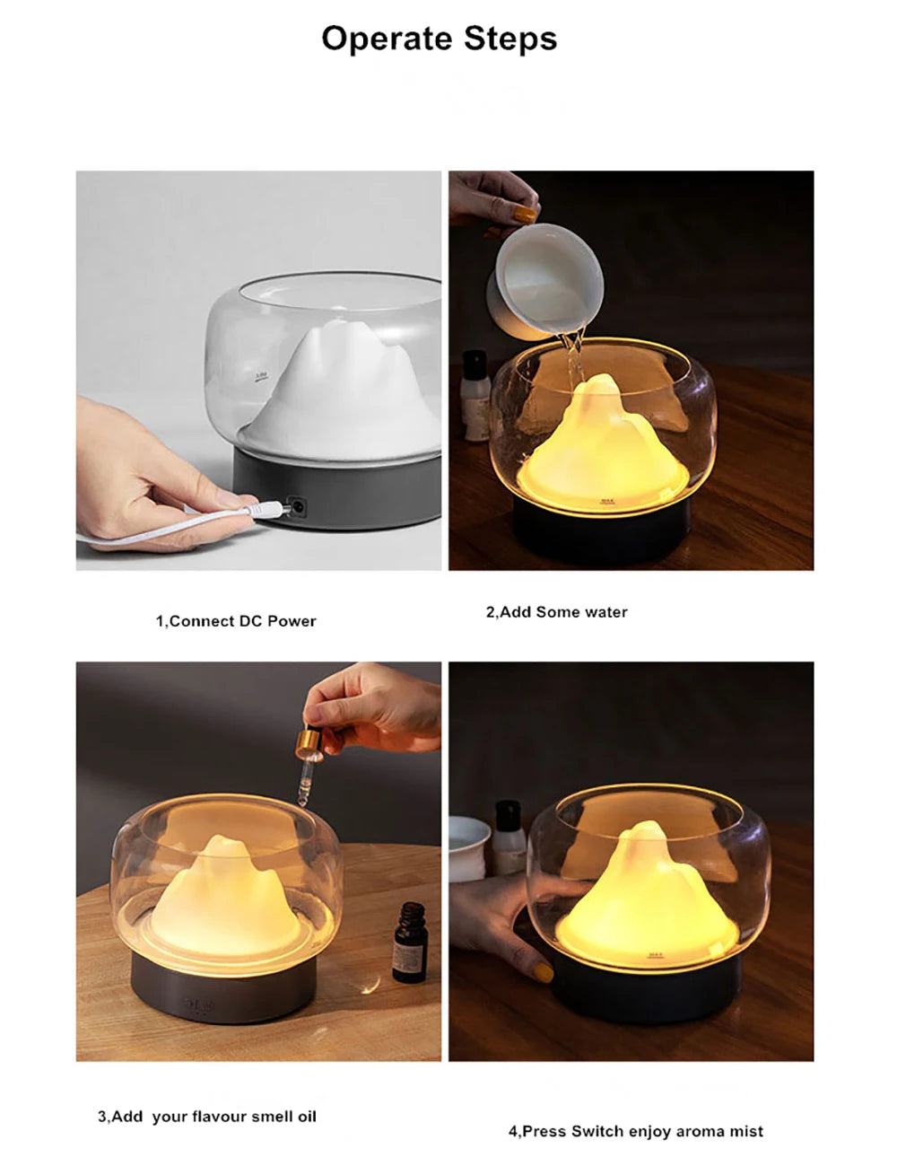 Ultrasonic Air Humidifier Diffuser