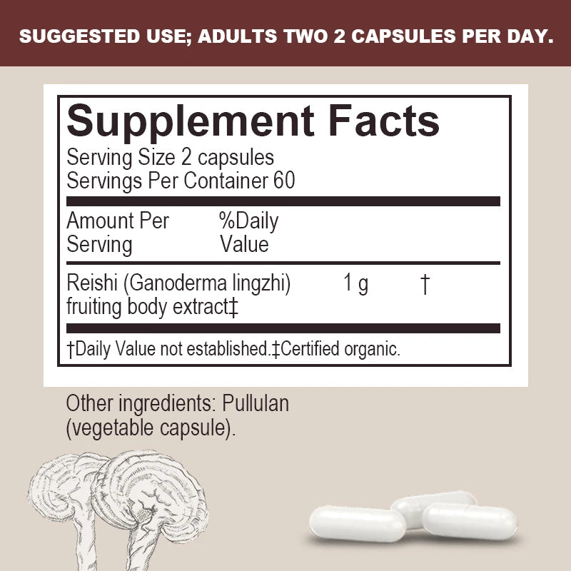 Reishi Mushroom Capsules