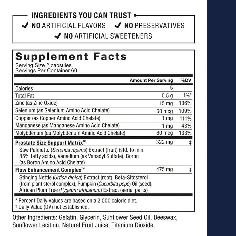 Men's Prostate Vitamins