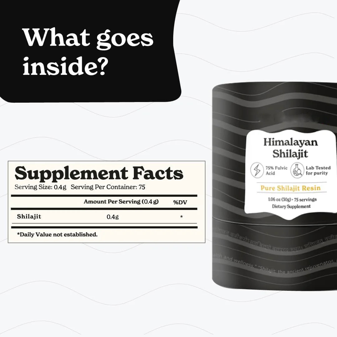 Pure Himalayan Shilajit Resin